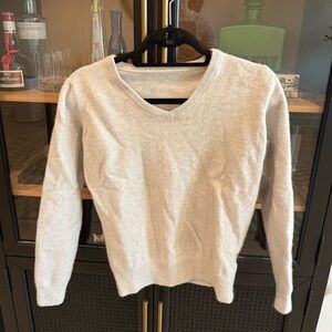 100% Wool V-Neck Sweater